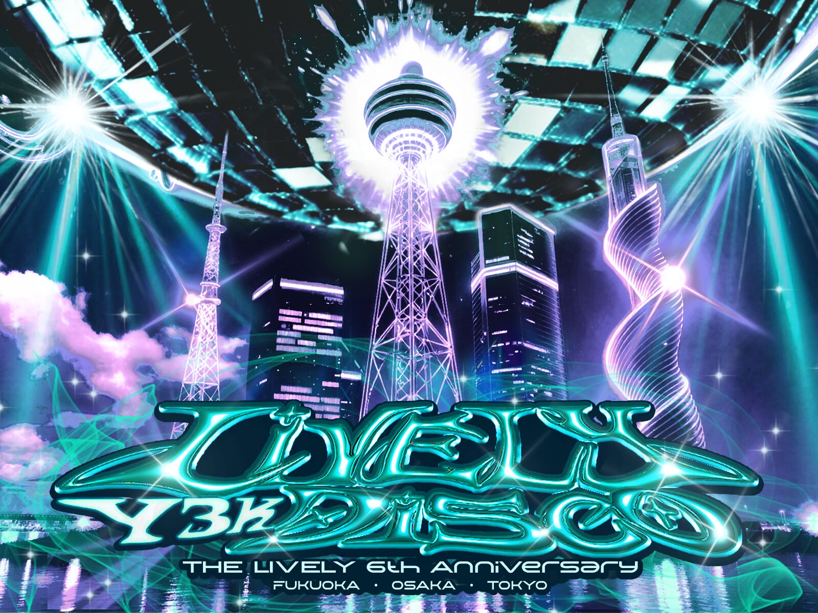 ライフスタイルホテル「THE LIVELY」東京・大阪・福岡3施設にて<br>入場無料の開業6周年記念イベント“LIVELY Y3K DISCO”を開催。<br>メインDJにRISA TANIGUCHI、ゲストバーテンダーに家常正裕が登場。