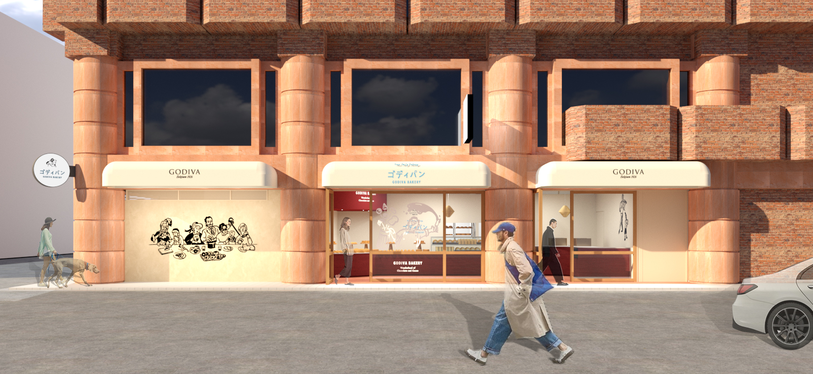 関西初！ゴディバのベーカリーショップ“町のパン屋さん<br>meets ゴディバ”「GODIVA Bakery ゴディパン 京都四条店」オープン<br>京都の食材をつかった店舗限定パンも登場！