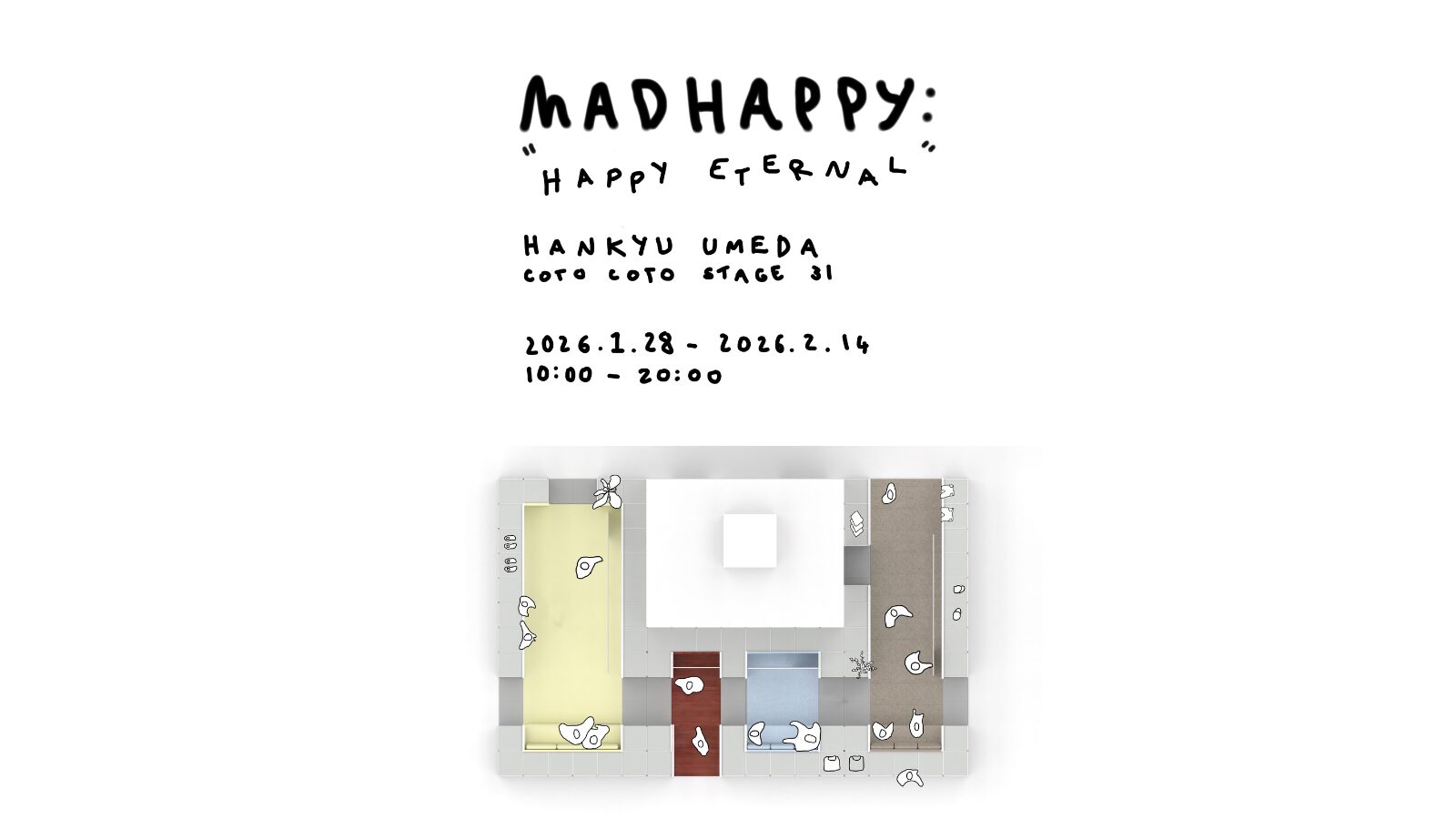 LA発ブランド「Madhappy」が<br>関西初のポップアップストアを阪急うめだ本店にて開催